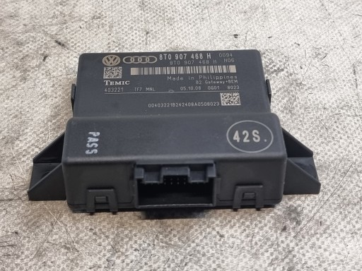 Module Unité de contrôle GATEWAY OE 8T0907468H AUDI A4 B8 2.0 TDI 125kW ANGLIK 08r