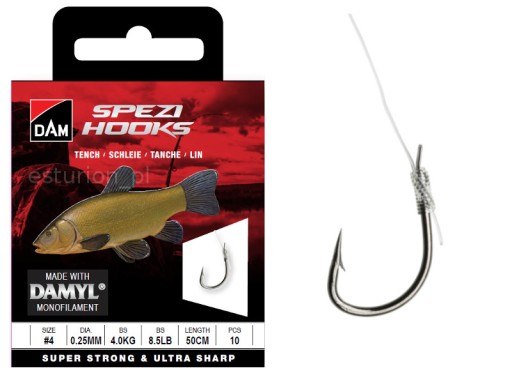 DAM Spezi Tench leader №6 / 3,2 кг / уп. 10 шт