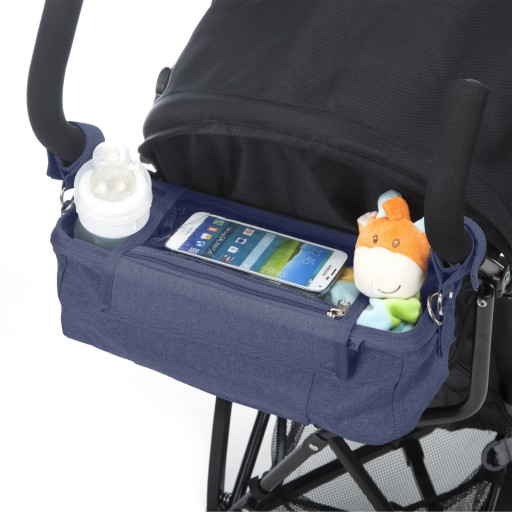 СИНЯ СУМКА-ОРГАНІЗАТОР ДЛЯ ДИТЯЧОЇ КОЛЯСКИ