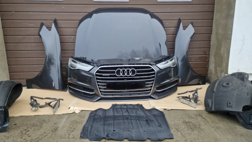 Audi a6 c7 ліфт s-line повний світлодіодний повний передній бампер ліхтарі капот lx7u