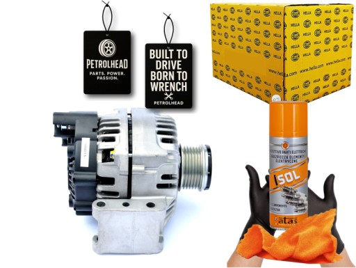 HEL8EL 710-841#ECS-PCP+K - Генератор hella 8el 011 710-841 alfa romeo hella #petrolhead pro+ kit4