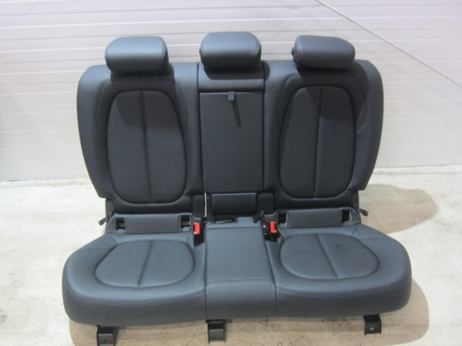 BMW X1 F48 Sitz SIEDZISKO heck schwarze KCSW Leder OPARCIE KPL 52207375694