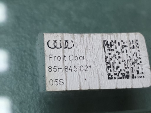 Audi SQ6 e-tron okno dveře levá předek 85H845021 2023