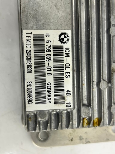 BMW 5 F07 F10 F11 modulo Centralina ICM 6799659 6799659-01