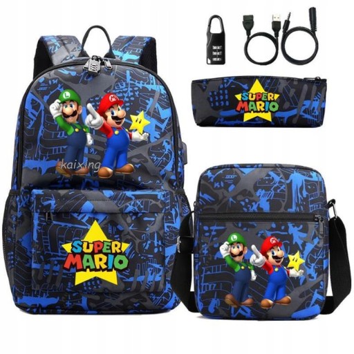 Рюкзак шкільний на багато відділень без бренду Multicolor