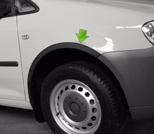 658 - Vw caddy колесные арки торцевые крышки передние задние правое левое крыло новый '04-10