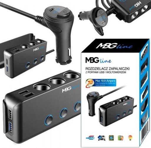 РОЗЕТКА ПРИКУРИВАТЕЛЯ MBG LINE HC67C