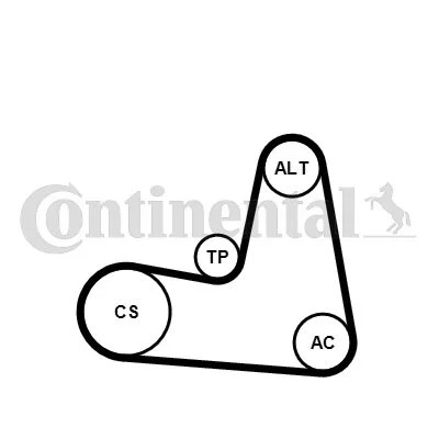 7PK1125K1 - РЕМЕНЬ /МИКРО/ 7ПК/1125 НАБОР
