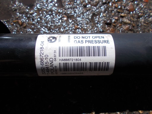 MINI COUNTRYMAN 19R shock absorber rear part 6867218
