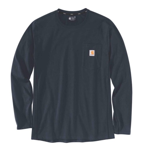 Tričko Carhartt Force Relaxed Fit L/S Navy