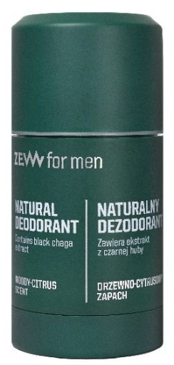 zew for men drzewno-cytrusowy dezodorant w sztyfcie 80 ml   