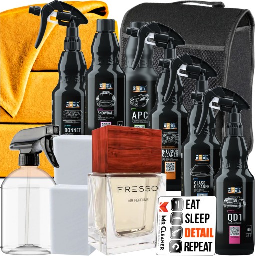 ADBL НАБІР ДЛЯ ЧИЩЕННЯ САЛОНУ АВТОМОБІЛЯ З СУМКОЮ DETAILING