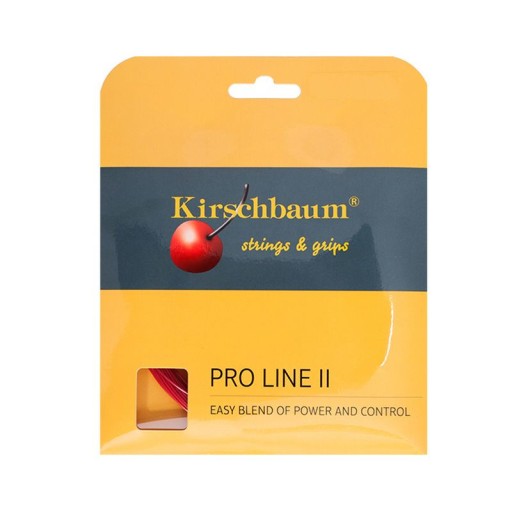 Тенісна струна Kirschbaum PRO LINE II 1,15 мм / 12 м оранжево-червона