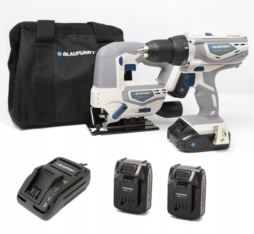 BLAUPUNKT ДРИЛЬ ШУРУПОВЕРТ + ЛОБЗИК 18V