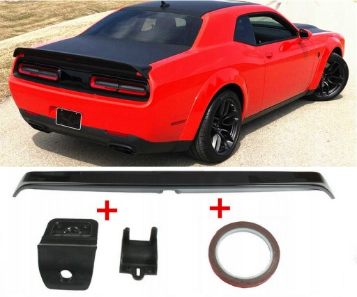 AD002896 - Спойлер закрилки CHALLENGER Hellcat SRT Redeye блиск