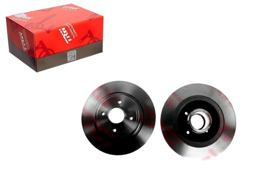 DF4272 - 2ШТ RENAULT ЗАДНІ ГАЛЬМІВНІ ДИСКИ MEGANE SCENIC 1,