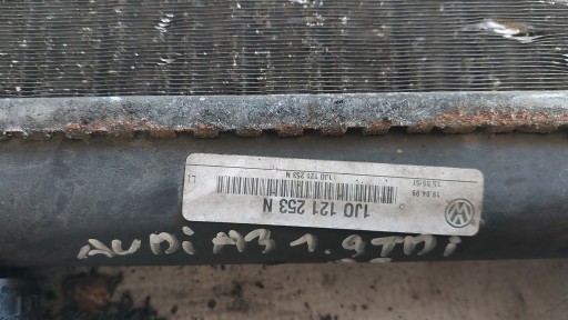 chladič vody GOLF IV AUDI A3 (8L), 96 - 03 1J0121253N