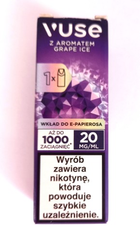 Wkład GRAPE ICE do e- papierosa Vuse GO • Opinie