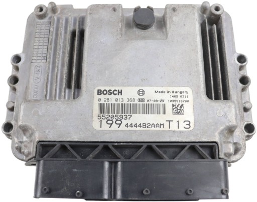 FIAT GRANDE PUNTO module control unit of the engine 1.9 JTD 55205937 0281013368