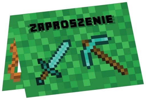 Запрошення Congee.pl день народження пікселі 6 шт