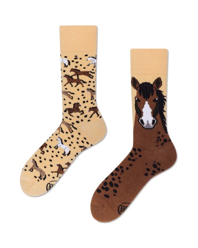 Farebné ponožky MANY MORNINGS Wild Horse 43-46