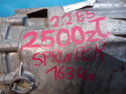 SPRINTER 906 2.2 163KM typ 651 CAMBIO A9062605100 piccolo PRZEBIEG
