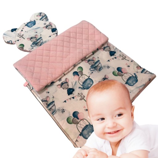 Вкладиш для сповивання GONDOLA Mouse Pink