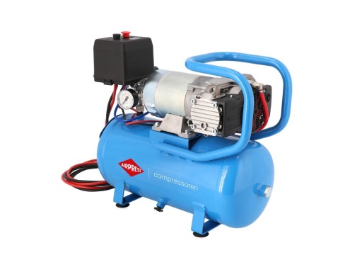 КОМПРЕСОР 12V-0.55kw, 180l/min 15l 10 бар 60dB