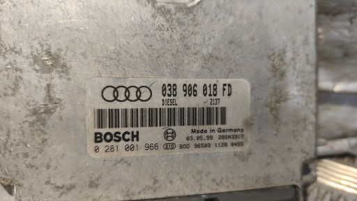 control unit of the engine AUDI A4B5 1.9TDI 038906018FD