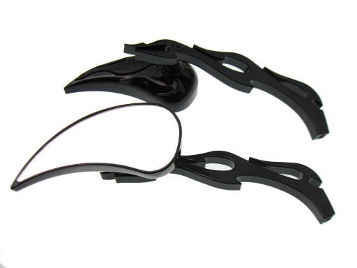 MT252-010 - ЧЕРНОЕ ПЛАМЯ ЗЕРКАЛА-CHOPPER CRUISER