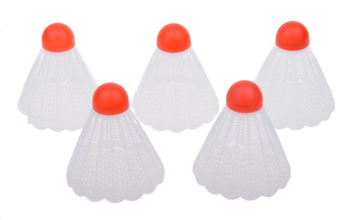 ПЛАСТИКОВІ ВІКІННИЦІ ДЛЯ БАДМІНТОНУ, КОМПЛЕКТ 5 ШТ