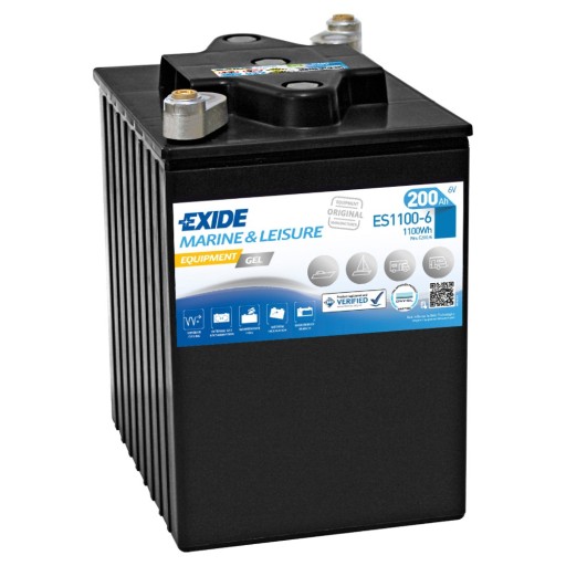 ES1100-6 - Аккумулятор Exide M&L GEL 6V 200ah 1100Wh