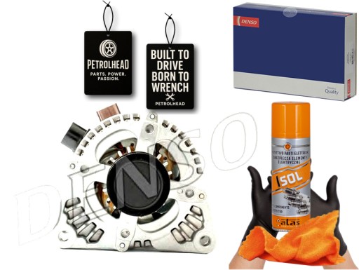 DENDAN1118#ECS-PCP+K - Генератор (14в 150а) volvo c30 s40 ii v50 ford c- #petrolhead pro+ kit4