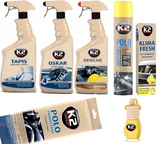 K2 большой лимонный автомобильный косметический набор
