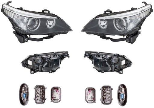 SS2017093H 2017103H - ФАРА BMW 5 E60 E61 05-07 HELLA L+P
