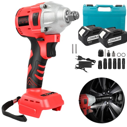 АКУМУЛЯТОРНИЙ БЕЗЩІТКОВИЙ УДАРНИЙ ГАЙКОВИЙ КЛЮЧ 650 НМ 3200 ОБ/ХВ ПОТУЖНА ПОТУЖНІСТЬ