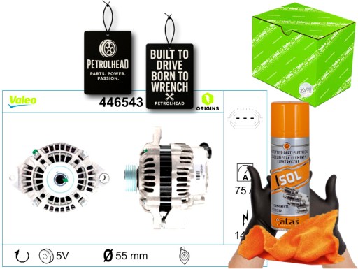 VAL446543#ECS-PCP+K - Генератор - происхождение valeo #petrolhead pro+ kit4