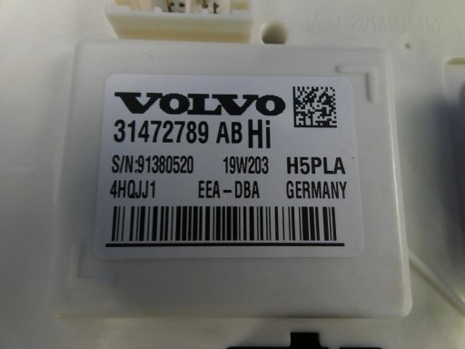 VOLVO V90 II S90 XC60 II compartment module control unit BSI