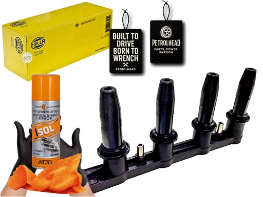 HEL5DA 358 - Катушка зажигания opel astra gtc 1.6 11- hella #petrolhead pro+ kit4