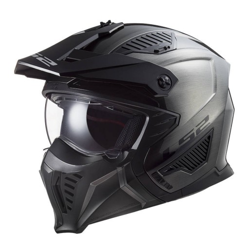 Шолом LS2 OF606 DRIFTER JEANS TITANIUM-06