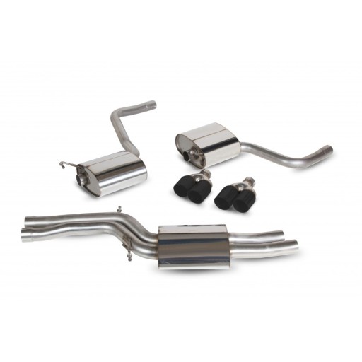 SAU044C - Audi S4 B8 / B8. 5 выхлопная система Silent SCORPION