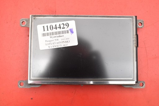 schermo radio navigazione 9812771880 PEUGEOT 508 1 e LIFT 14-20