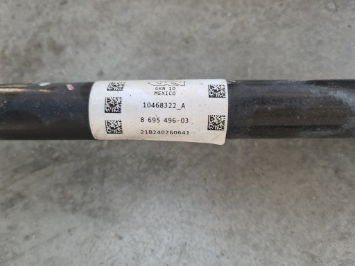 BMW X4 G02 semi-axis rear part left 8695495