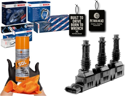 BOS0 221 - Катушка зажигания opel agila 1.0 00- bosch #petrolhead pro+ kit4