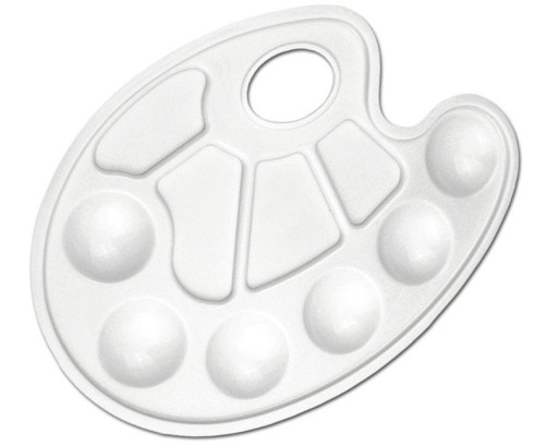 ПІДДОН ДЛЯ ФАРБУРУ ПЛАСТИКОВИЙ ПІДДОН ОВАЛЬНИЙ 17х24см