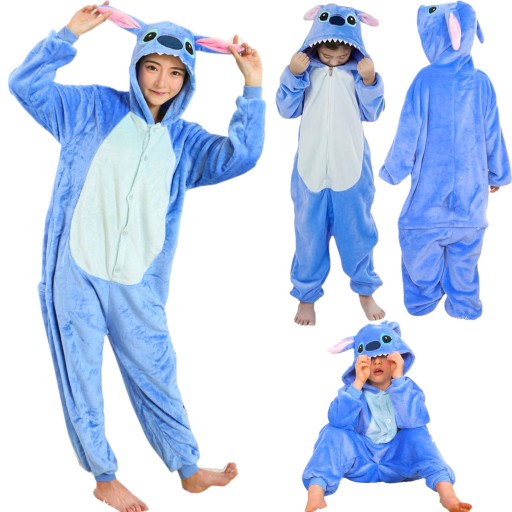 LILO STICH STRÓJ ONESIE KIGURUMI PIŻAMA - DLA DZIECI NA KARNAWAŁ