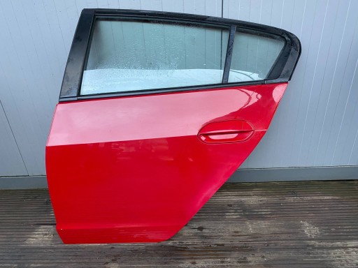 HONDA INSIGHT II 5D complete door left rear part rear. red R81