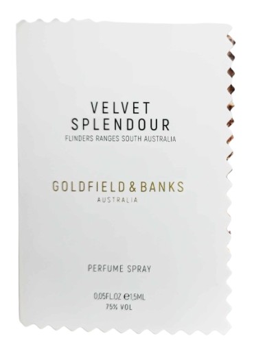 goldfield & banks velvet splendour ekstrakt perfum 1.5 ml   