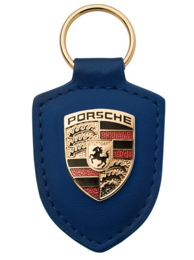 БРЕЛОК С ЭМБЛЕМОЙ PORSCHE-СИНИЙ