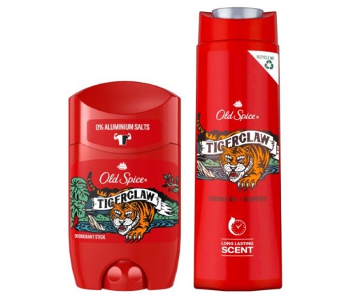 Sada Old Spice TigerClaw 400ml+50ml 2ks